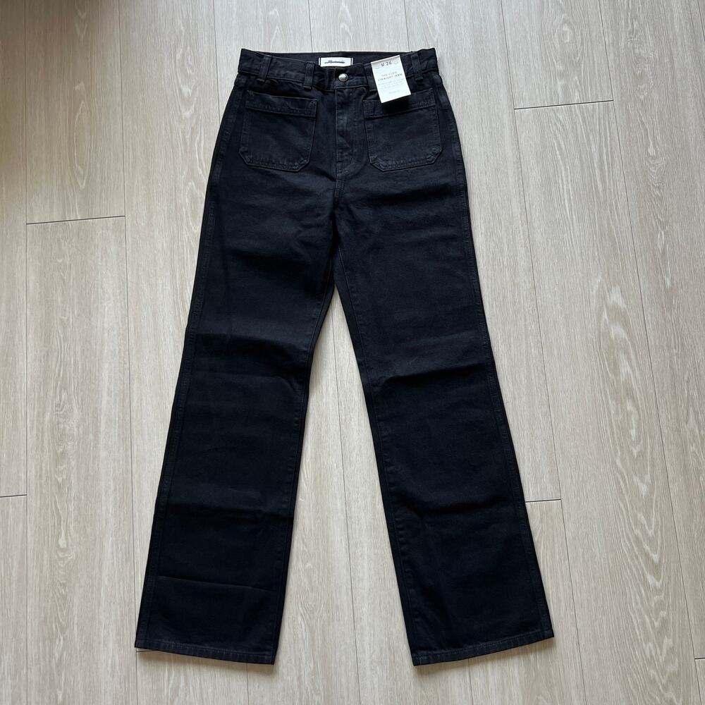 Madewell Cleo Straight Jean Womens 26 Black NX987